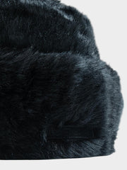 Ben Sherman Unisex Cossack Black Faux Fur Hat