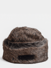 Ben Sherman Unisex Cossack Brown Faux Fur Hat