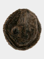 Ben Sherman Unisex Cossack Brown Faux Fur Hat