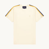 Tshepo Jeans Flag Shoulder Tape T-Shirt Ivory