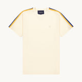 Tshepo Jeans Flag Shoulder Tape T-Shirt Ivory