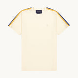 Tshepo Jeans Flag Shoulder Tape T-Shirt Ivory