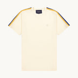 Tshepo Jeans Flag Shoulder Tape T-Shirt Ivory