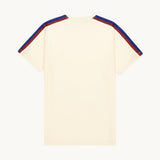 Tshepo Jeans Flag Shoulder Tape T-Shirt Ivory