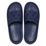 Crocs Classic Slides V2 In Navy