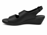 Cushion Walk Ladies Sandals In Black