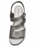 Cushion Walk Ladies Sandals In Pewter