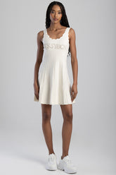 Sissyboy Womens Knitwear Mini Dress In Off White