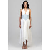 Sissy Boy Roxanne Midi dress In Light Vintage
