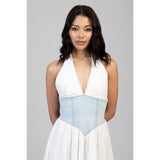 Sissy Boy Roxanne Midi dress In Light Vintage