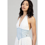 Sissy Boy Roxanne Midi dress In Light Vintage
