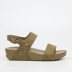Butterfly Feet Ladies Daya 5 Olive Sandals