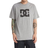 DC Shoes Star Short Sleeve T-Shirt In Heather Grey