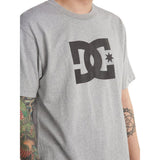 DC Shoes Star Short Sleeve T-Shirt In Heather Grey