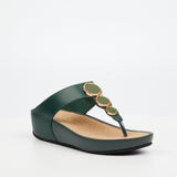 Butterfly Feet Ladies Green Delia 13 Shoes