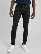 Ben Sherman Mens Wax Coated Jeans Black