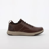 Hush Puppies Mens Brown Diego Milled Leather Shoe