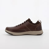 Hush Puppies Mens Brown Diego Milled Leather Shoe