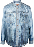 Diesel Unisex U-S-Gilly Shirt In Blue
