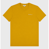 Ben Sherman Mens Essential V-Neck T-Shirt In Dijon