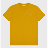 Ben Sherman Mens Essential V-Neck T-Shirt In Dijon