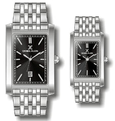 Daniel Klein His & Hers Watches In Silver