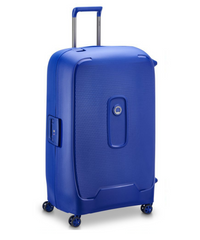 Delsey Moncey 4 Wheel Trolley Case Blue