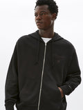 Tommy Hilfiger Tjm Rlx Varsity Tonal Black Hoodie