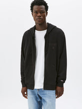 Tommy Hilfiger Tjm Rlx Varsity Tonal Black Hoodie