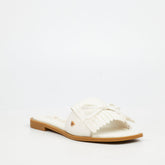 Butterfly Feet Ladies Dorey 8 Slip On Shoes In White
