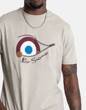 Ben Sherman Mens Sneaky Target Sustained Grey T-Shirt