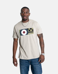 Ben Sherman Mens Knock Out Sustained Grey T-Shirt