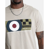 Ben Sherman Mens Knock Out Sustained Grey T-Shirt