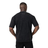 Fade Mens Signature Washed Boxy Fit T-Shirt In Black