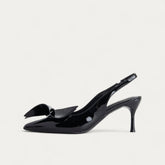 La Her Womens QXG-35 Heels In Black