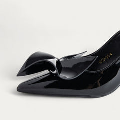 La Her Womens QXG-35 Heels In Black