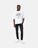 Les Hommes Mens Queen King T-Shirt In White