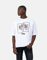 Les Hommes Mens Queen King T-Shirt In White
