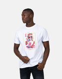 Les Hommes Mens Queen Of Hearts T-Shirt In White