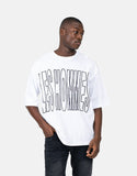 Les Hommes Mens Overoutline T-Shirt In White