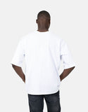 Les Hommes Mens Overoutline T-Shirt In White