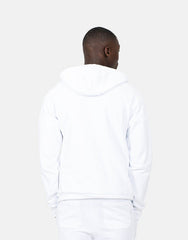 Les Hommes Mens Zip Sweatshirt In White