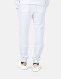 Les Hommes Mens Jogger Sweatpants In White
