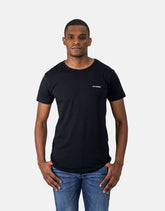 Les Hommes Mens Basic T-Shirt In Black