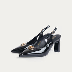 La Her Womens GSP-13 Heels In Black