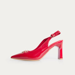 La Her Womens GSP-13 Heels In Red