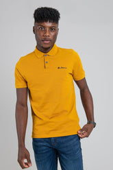 Ben Sherman Ben Polo Mens Golfers In Banana