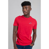 Ben Sherman Entry Tar Print Crew Neck Red