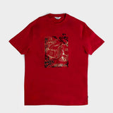 Ben Sherman W78234 Expolded Scooter Foil Print Tee Red
