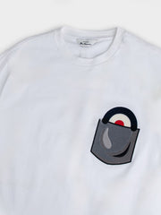 Ben Sherman Mens Target Pocket White T-Shirt